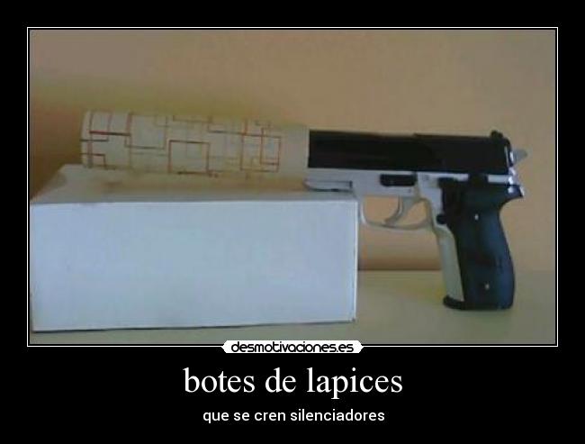 botes de lapices -