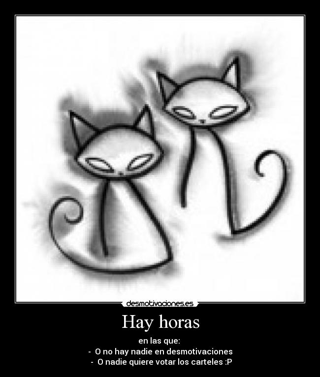 Hay horas - 