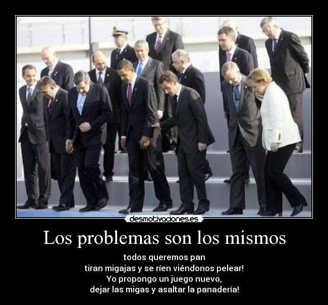 carteles problemas gobierno desmotivaciones