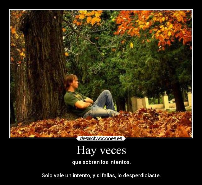 Hay veces - 