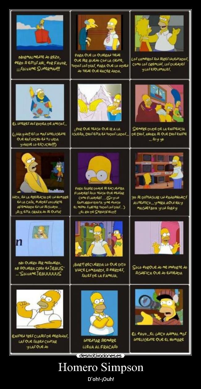 carteles los simpsons desmotivaciones