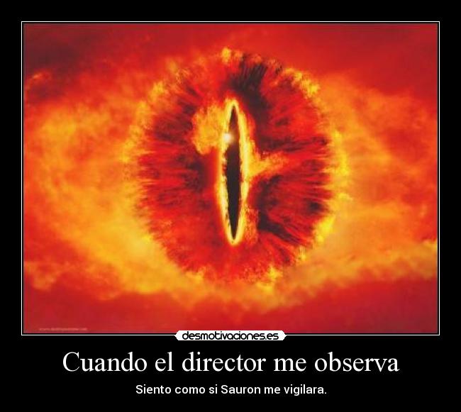 Cuando el director me observa - 