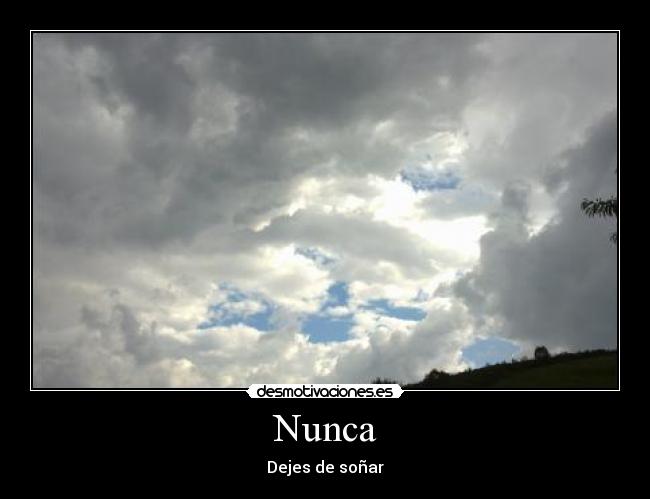 Nunca - Dejes de soñar