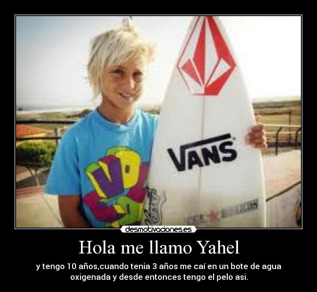 Hola me llamo Yahel - 