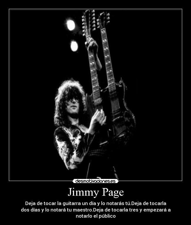 carteles megacartel jimmy page led zeppelin guitarristas desmotivaciones