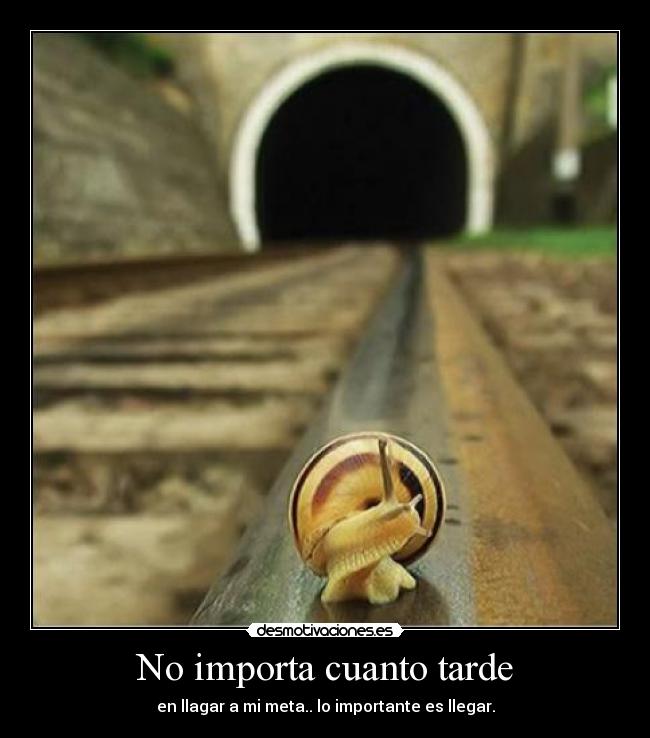 No importa cuanto tarde -