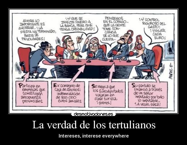 La verdad de los tertulianos - 