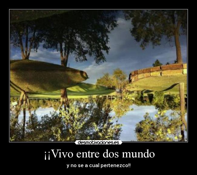 ¡¡Vivo entre dos mundo -