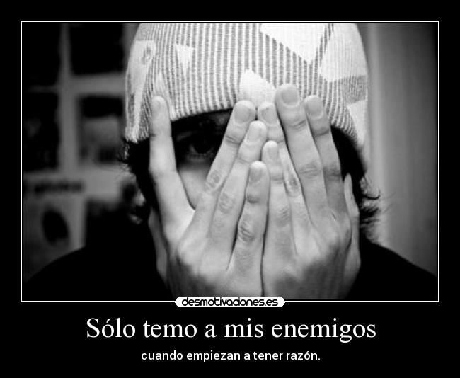 Sólo temo a mis enemigos - 