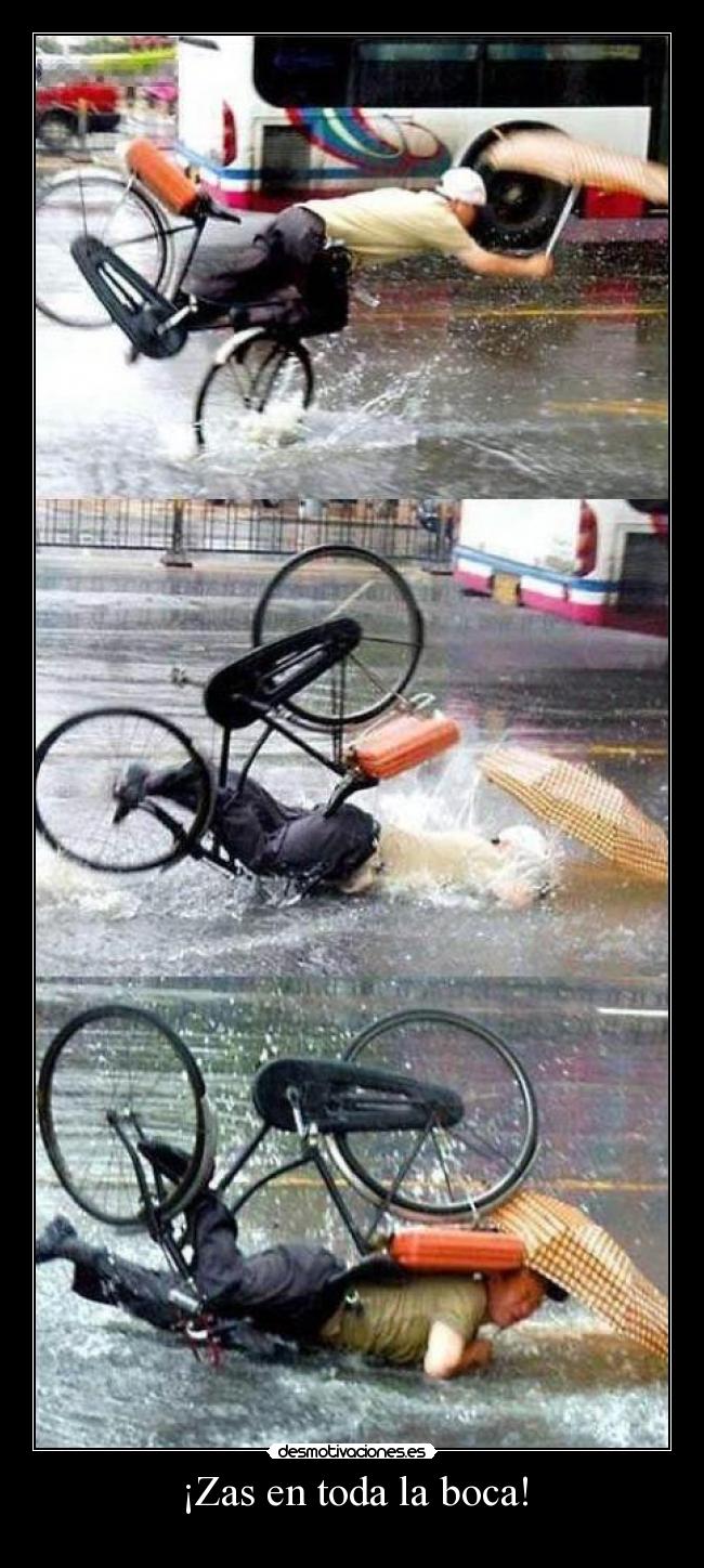 ¡Zas en toda la boca! -