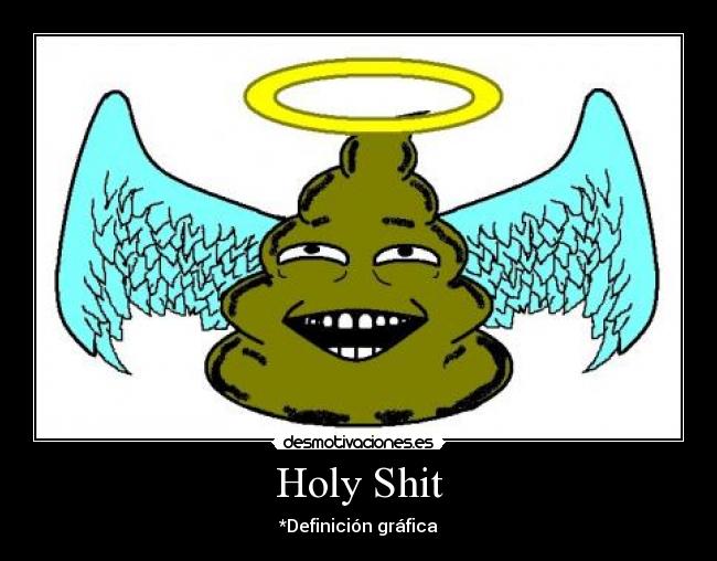 carteles holy shit desmotivaciones
