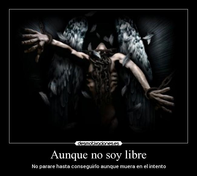 Aunque no soy libre -