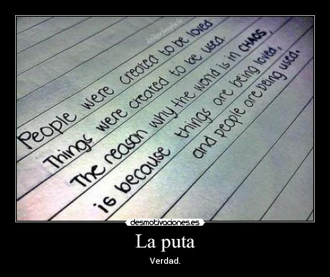 La puta -
