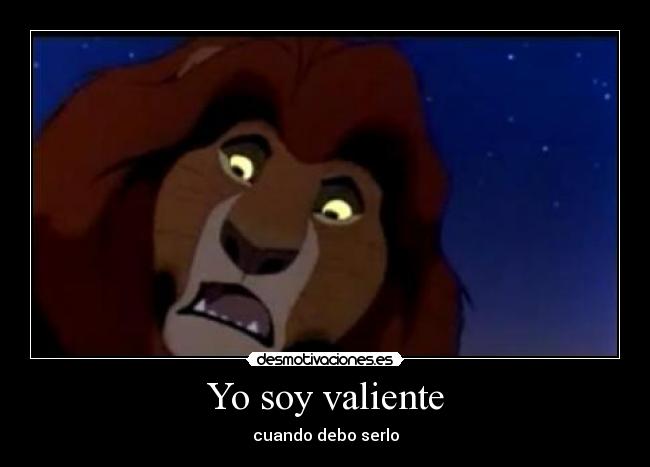 Yo soy valiente - 