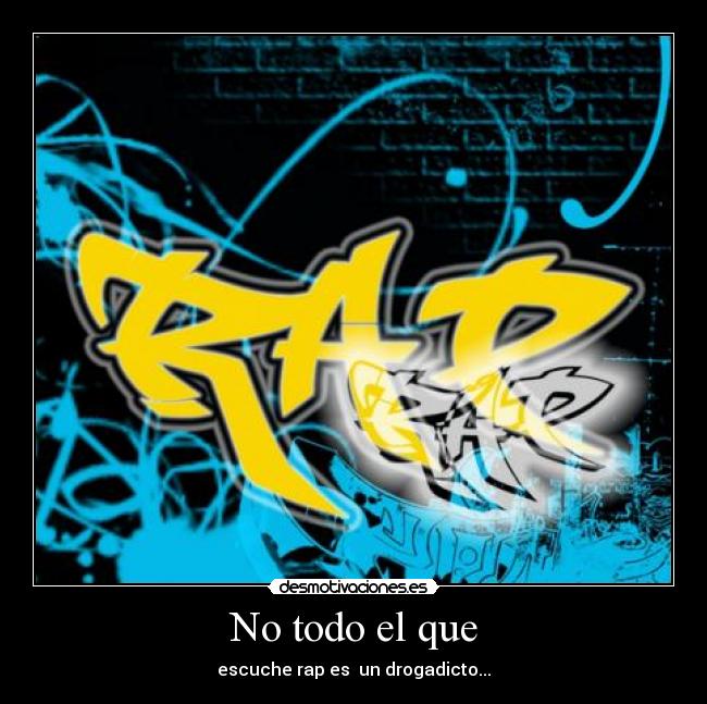 carteles rap desmotivaciones