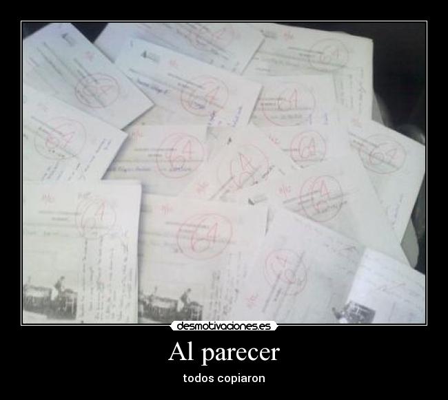 Al parecer - 