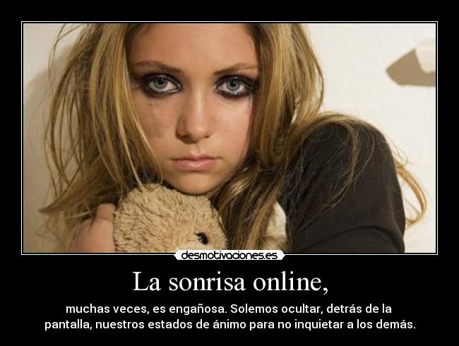 La sonrisa online, -