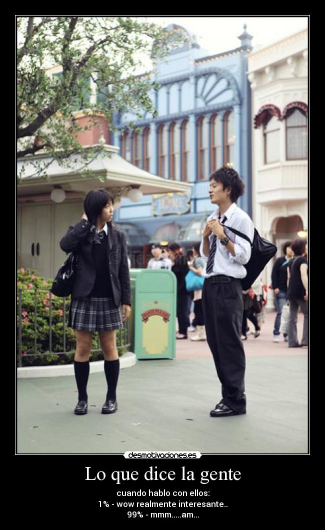 Lo que dice la gente -