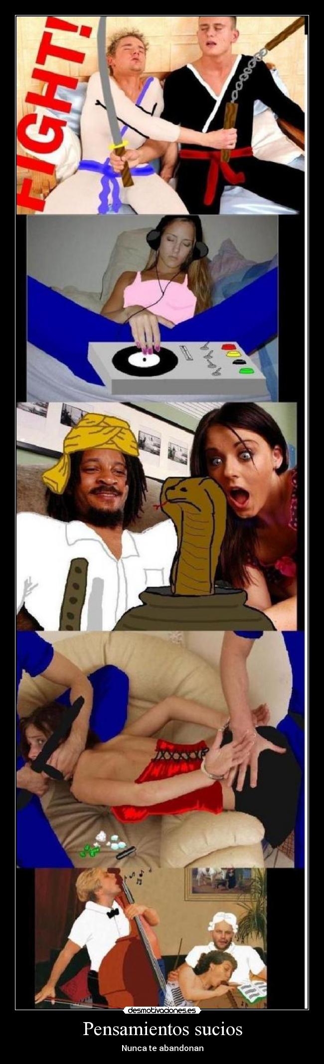 Pensamientos sucios -