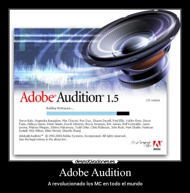 Adobe Audition - A revolucionado los MC en todo el mundo