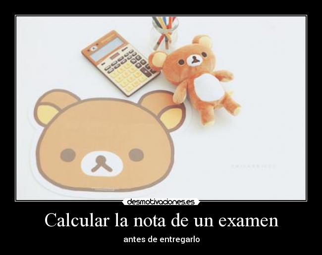 Calcular la nota de un examen - 