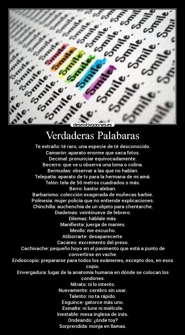Verdaderas Palabaras -