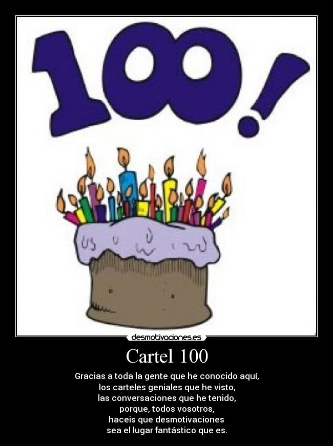Cartel 100 - 