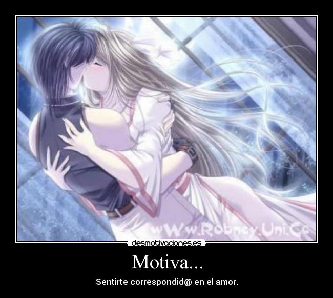 carteles anime love correspondido desmotivaciones