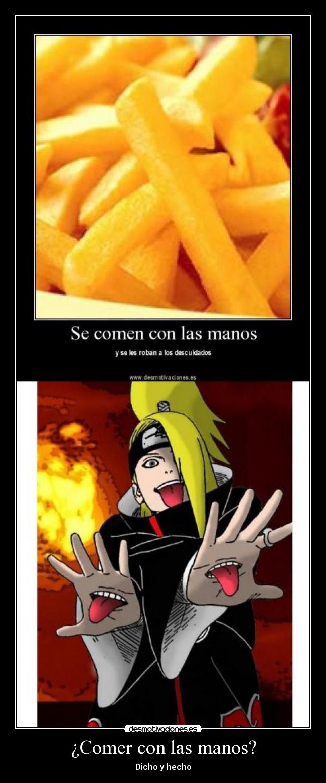 ¿Comer con las manos? - Dicho y hecho