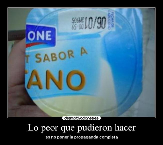 Lo peor que pudieron hacer - 