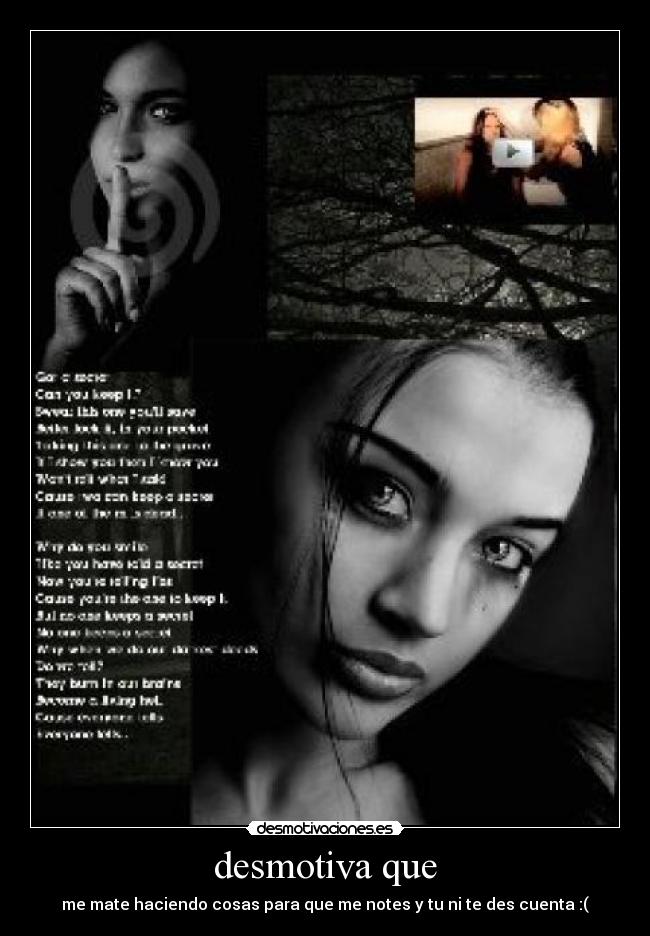 desmotiva que - 