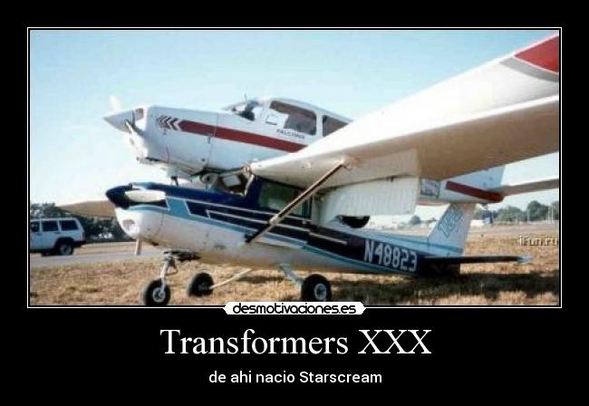 Transformers XXX - de ahi nacio Starscream