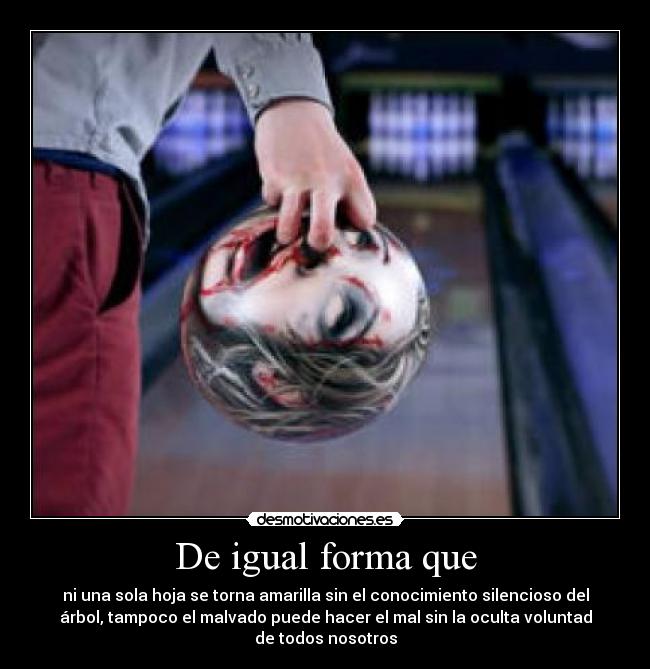 De igual forma que - 