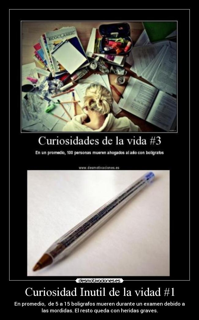 Curiosidad Inutil de la vidad #1 -