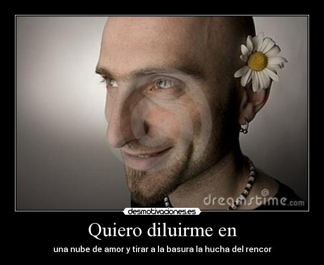 Quiero diluirme en -