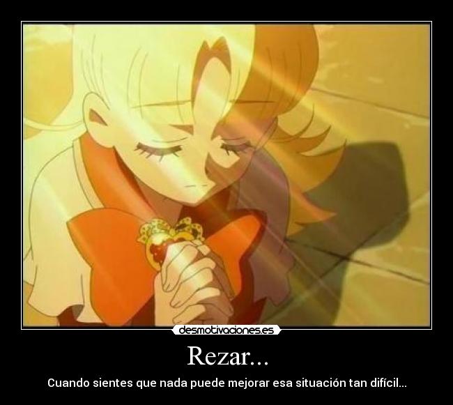 Rezar... -