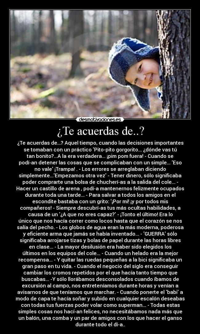 ¿Te acuerdas de..? - 