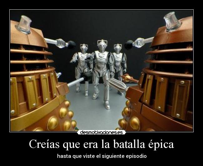 Creías que era la batalla épica - hasta que viste el siguiente episodio
