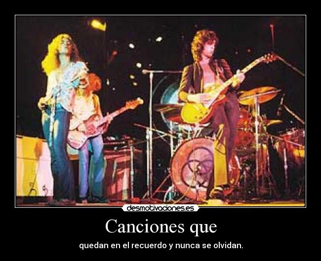 Canciones que -