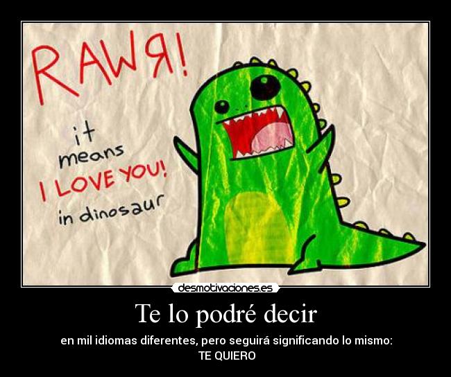 Te lo podré decir -