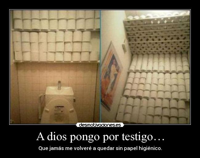 A dios pongo por testigo… - 