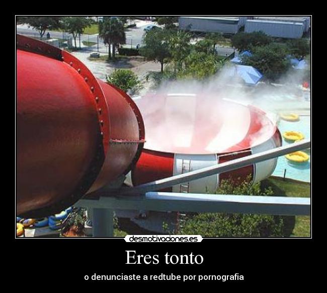 Eres tonto - o denunciaste a redtube por pornografia