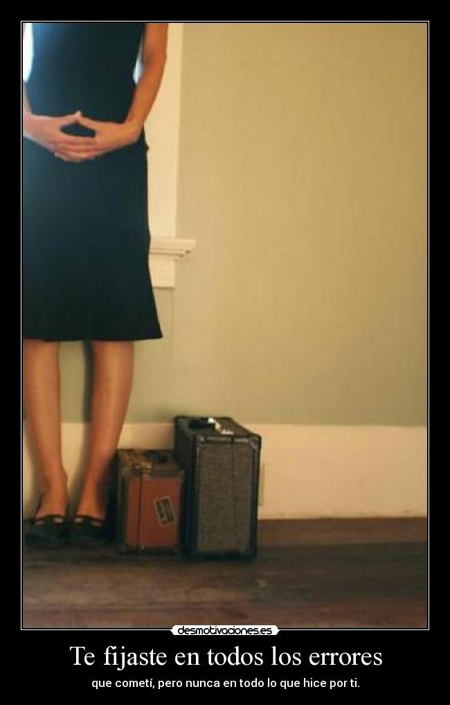 Te fijaste en todos los errores - 