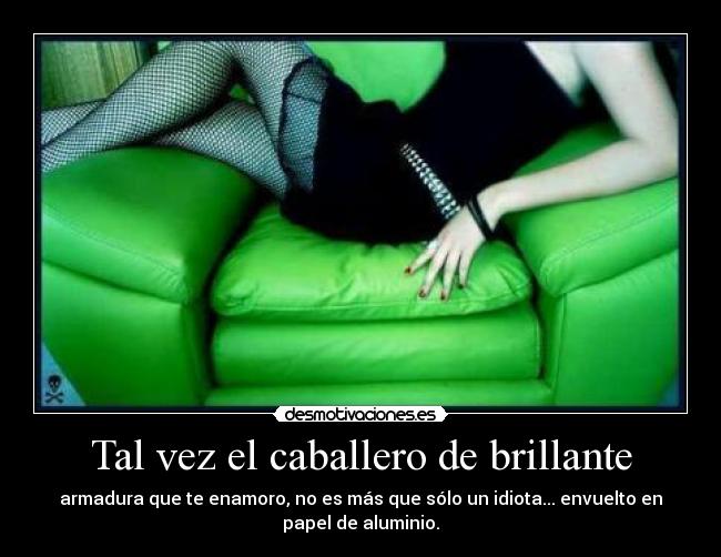 Tal vez el caballero de brillante -