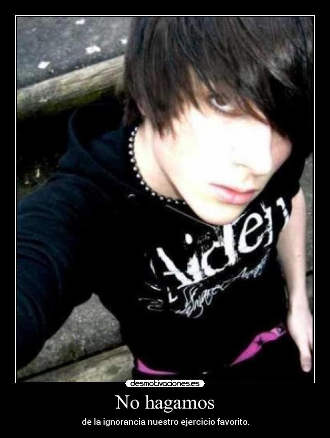 No hagamos -