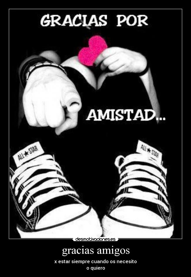 gracias amigos - 