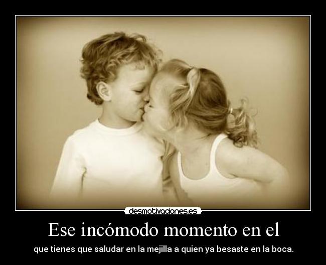 Ese incómodo momento en el -
