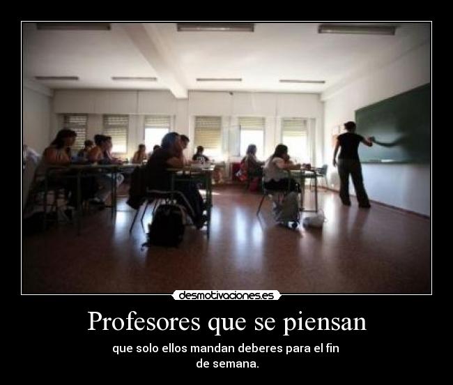 Profesores que se piensan - 