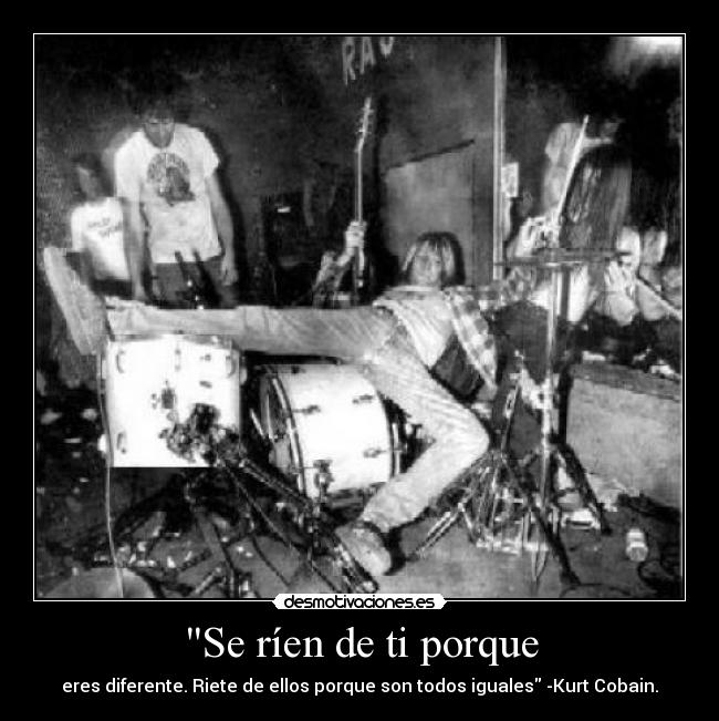 Se ríen de ti porque -