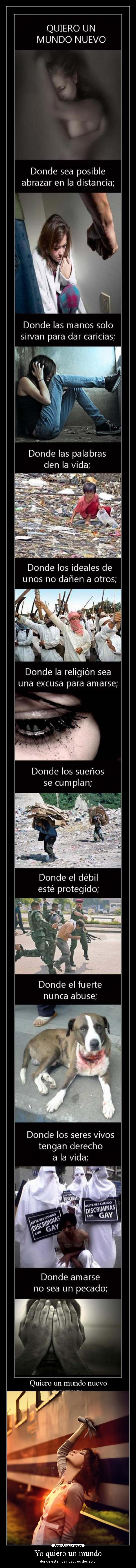 Yo quiero un mundo - 